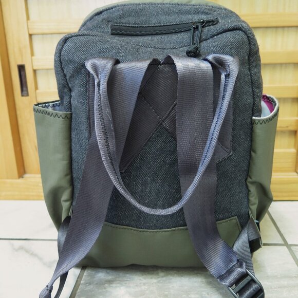 Sealand Small Recycled Buddy Backpack Blue and Sage - Picture 4 of 16